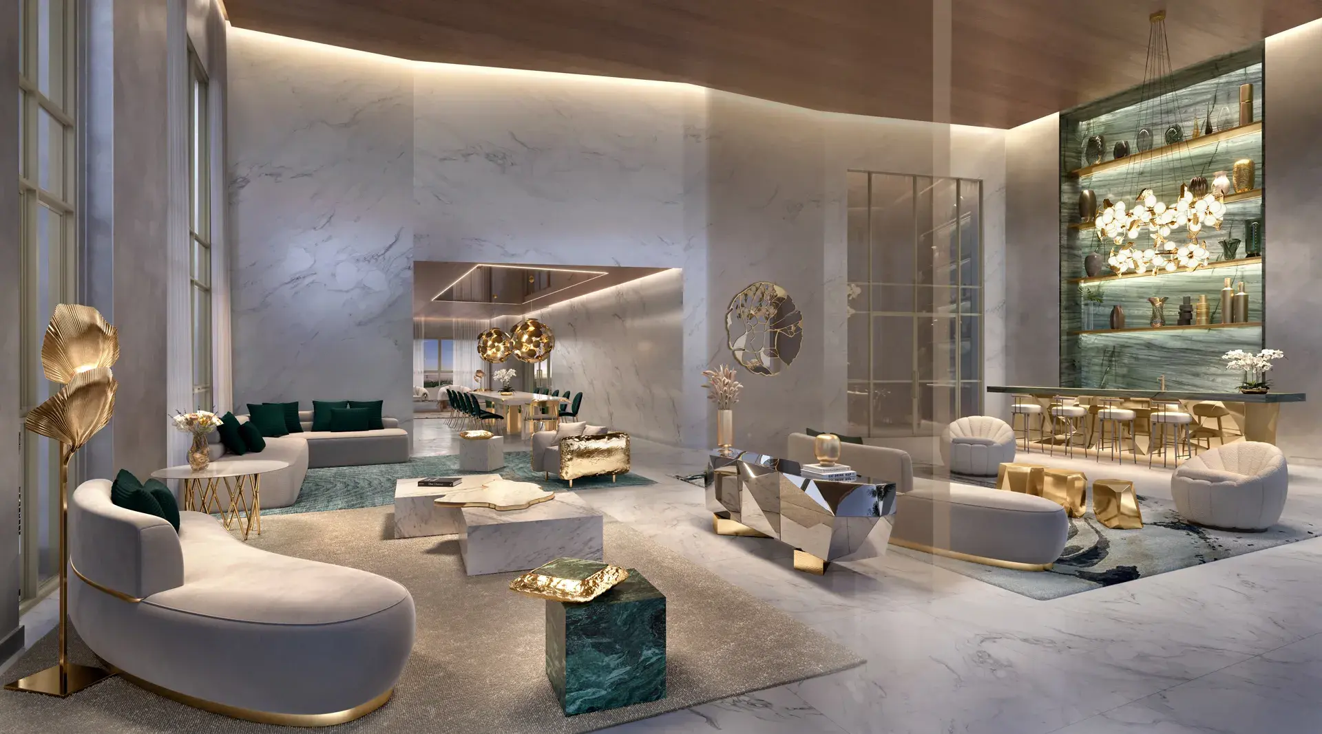 Área comum Petra by Boca do Lobo