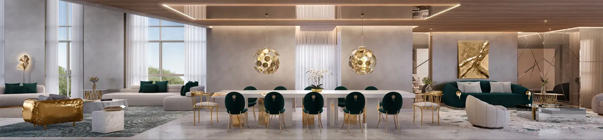 Área comum Petra by Boca do Lobo